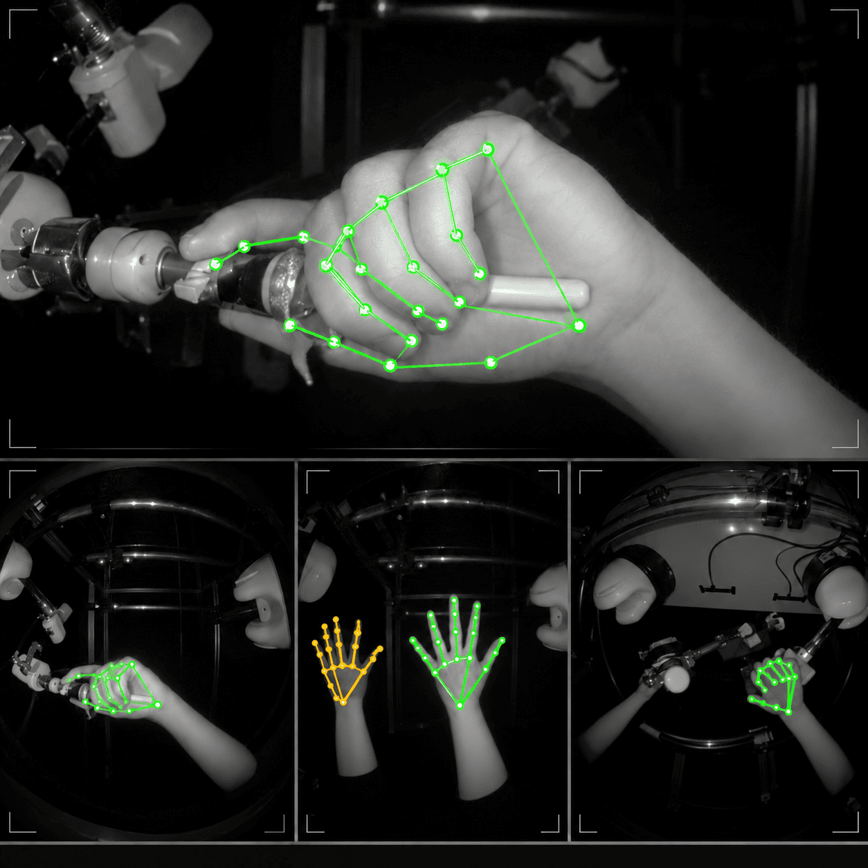 Multi-View Hand Tracking for VR Tool Interactions